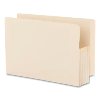 Smead Manila End Tab File Pockets, 3.5" Expansion, Legal Size, Manila, 25/Box