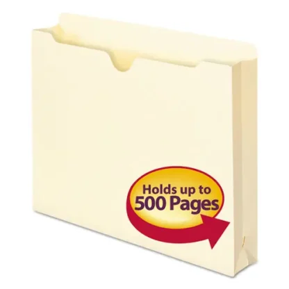 Smead Manila File Jackets, 1-Ply Straight Tab, Letter Size, Manila, 50/Box