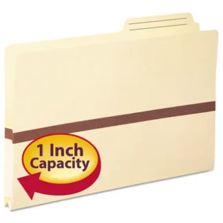 Smead Manila File Pockets, Legal Size, 1" Expansion, Manila