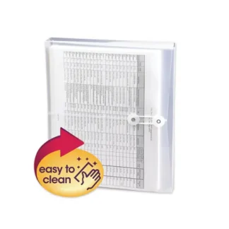 Smead Poly String and Button Interoffice Envelopes, Open-Side (Horizontal), 9.75 x 11.63, Clear, 5/Pack