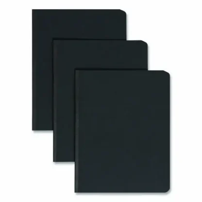 Smead Prong Fastener Premium Pressboard Report Cover, Two-Piece Prong Fastener, 3" Capacity, 8.5 x 11, Black
