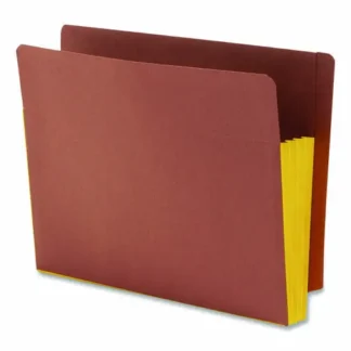 Smead Redrope Drop-Front End Tab File Pockets, 3.5" Expansion, Letter Size, 10/Box