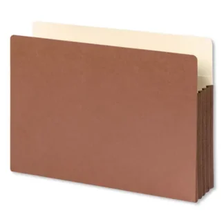 Smead Redrope Drop-Front File Pockets with Fully Lined Gussets, Legal Size, 3.5" Expansion, 10/Box