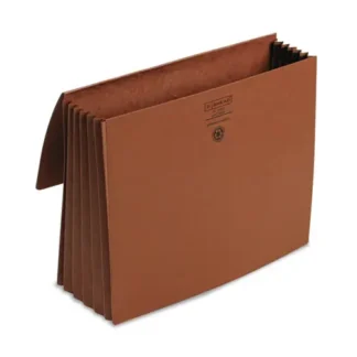 Smead Redrope Expanding Wallets, Letter Size, Cloth Tie Closure, 5.25" Expansion, 1 Section, Redrope