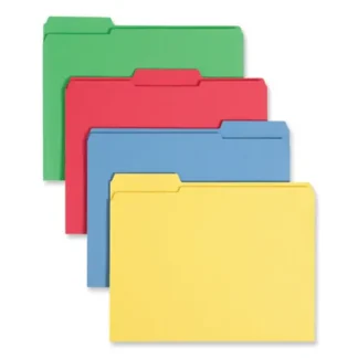 Smead Reinforced Top Tab Colored File Folders
