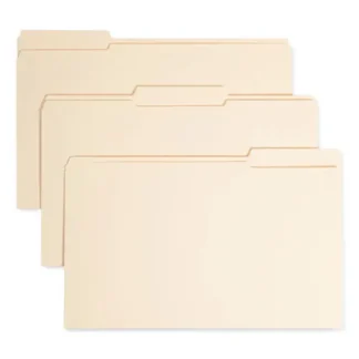 Smead Top Tab Manila Expansion Fastener Folders, Legal Size, Manila, 50/Box