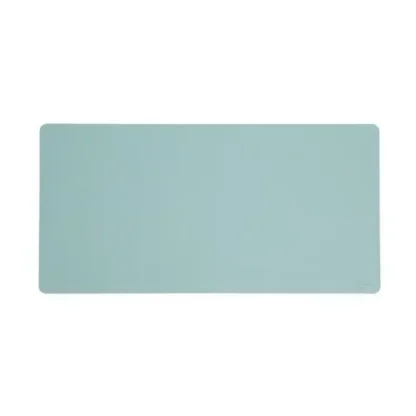 Smead Vegan Leather Desk Pad, Light Blue, 31.5" x 15.7"