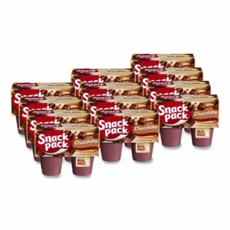 Snack Pack® Pudding Cups, Chocolate, 3.5 oz Cup, 48/Carton