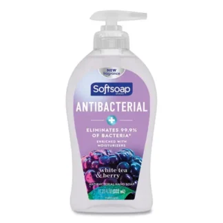 Softsoap® Antibacterial Hand Soap, White Tea and Berry Fusion Scent, 11.25 oz, 6/Carton