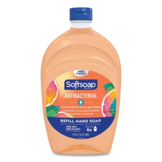 Softsoap® Antibacterial Liquid Hand Soap Refill, Fresh Scent, Orange, 50 oz