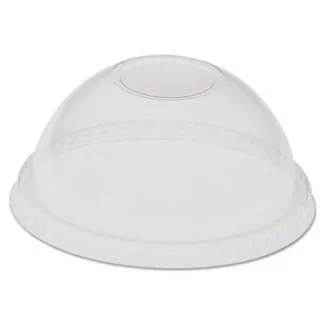 SOLO® Dome-Top Cold Cup Lids, Clear, Plastic, 500/Carton