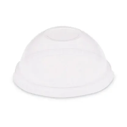 SOLO® Dome-Top Cold Cup Lids, Plastic, Clear, 2,500/Carton