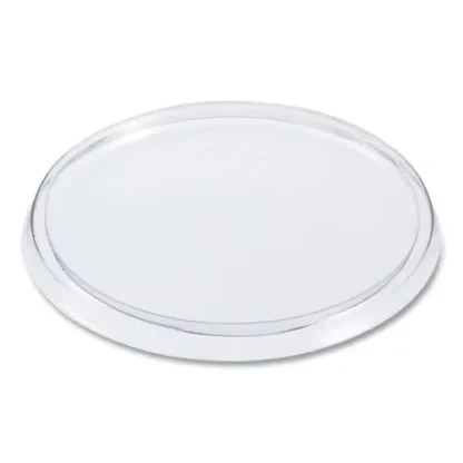 SOLO® Non-Vented Clear Plastic Cup Lids, Fits 10 oz to 14 oz Hot Cups, 6 oz to 8 oz Food Containers, 6 oz Bowls, 1,000/Carton - Non-Stock, Extended Delivery