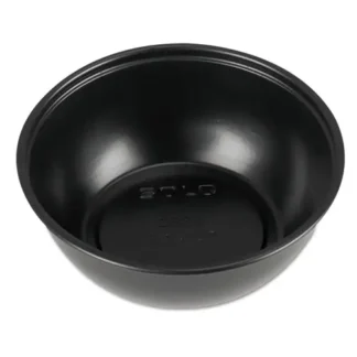 SOLO® Polystyrene Portion Cups, 2.5 oz, Plastic, Black, 250/Bag, 10 Bags/Carton - Non-Stock Item - Extended Delivery Time