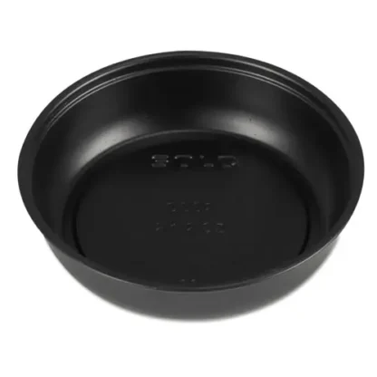 SOLO® Polystyrene Portion Cups, 3.5 oz, Plastic, Black, 250/Bag, 10 Bags/Carton