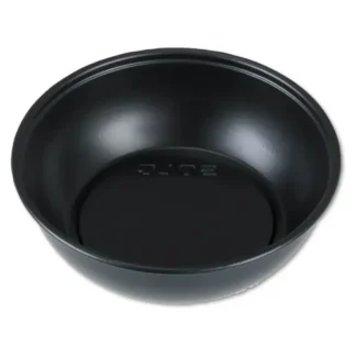SOLO® Polystyrene Portion Cups, 5.5 oz, Plastic, Black, 250/Bag, 10 Bags/Carton