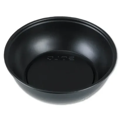 SOLO® Polystyrene Portion Cups, 5.5 oz, Plastic, Black, 250/Bag, 10 Bags/Carton