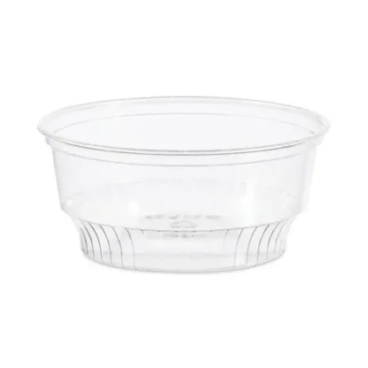 SOLO® SoloServe Dome Cup Lids, Fits 5 oz to 8 oz Containers, Plastic, Clear, 50/Pack, 20 Packs/Carton