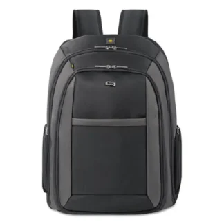 Solo Pro CheckFast Backpack, Black, Fits Devices Up to 16"