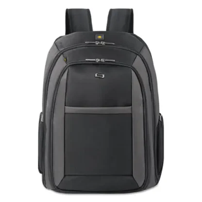Solo Pro CheckFast Backpack, Black, Fits Devices Up to 16"