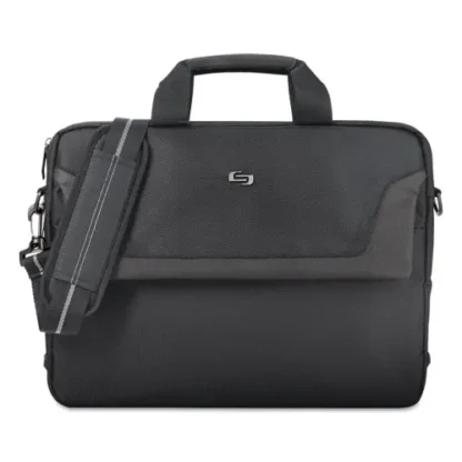Solo Pro Slim Brief, Fits Devices Up to 16", Black