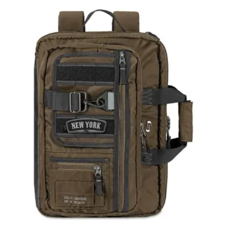 Solo Zone Briefcase, Fits Devices Up to 15.6", Bronze