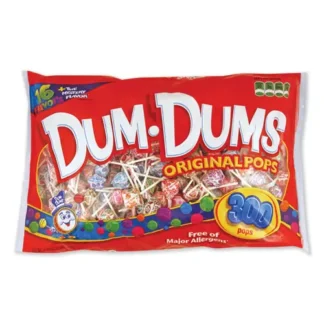 Spangler® Dum-Dum-Pops, Assorted Flavors, Individually Wrapped, 300/Pack