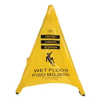 Wet floor signs