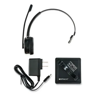 Spracht ZuM Maestro Bluetooth Monaural Over The Head Headset, Black