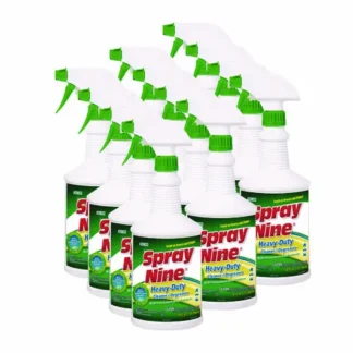 Spray Nine® Heavy Duty Cleaner/Degreaser/Disinfectant, Citrus Scent, 32 oz, Trigger Spray Bottle, 12/Carton