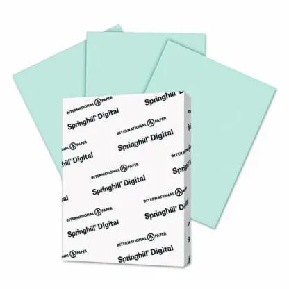 Springhill® Digital Index Color Card Stock, 90 lb Index Weight, Blue, 250/Pack