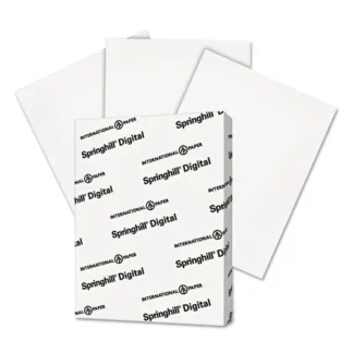 Springhill® Digital Index White Card Stock, 92 Brightness, 110 lb Index, 8.5 x 11, White, 250 Sheets per Pack