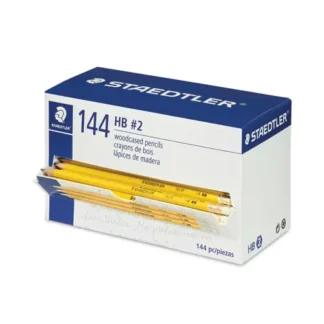 Staedtler® Woodcase Pencil, HB (#2), Black Lead, Yellow Barrel, 144/Pack