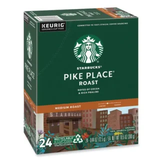 Starbucks® Pike Place Coffee K-Cups Pack, 24/Box, 4 Box/Carton