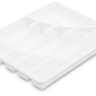 Sterilite 6 Compartment Plastic Cutlery Tray