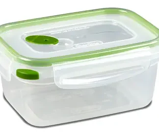 Sterilte Ultra-Seal 4.5 Cup Rectangle Food Storage Container, Green
