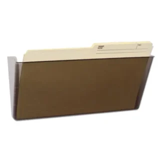 Storex Unbreakable Magnetic Wall File, Smoke, Legal/Letter Size