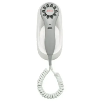 Sunbeam Wall Mount Hair Dryer, GreenSense White