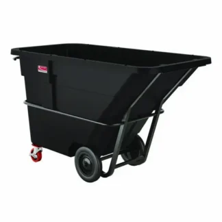 Suncast Commercial® 1.5 cu yd Heavy Duty Tilt Truck, Forkliftable Frame, 2,200 lb Capacity, Black