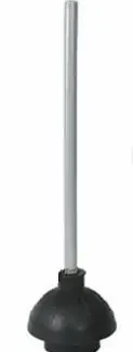 Super Plunger, Enhanced Force Cup, 19″ Wood Handle
