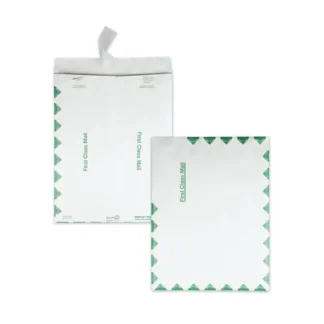Survivor® Lightweight 14 lb Tyvek Catalog Mailers, First Class, #13 1/2, 10 x 13, White, 100/Box