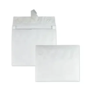Survivor® Lightweight 14 lb Tyvek® Open End Expansion Mailers, #15 1/2, 12 x 16, White, 100/Carton