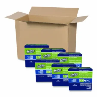 Swiffer® Dry Refill Cloths, White, 32 Wipes/Box, 6 Boxes/Carton
