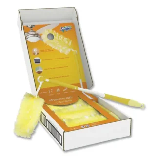 Swiffer® Heavy Duty Dusters Starter Kit, Handle Extends to 3 ft, 1 Handle with 12 Duster Refills