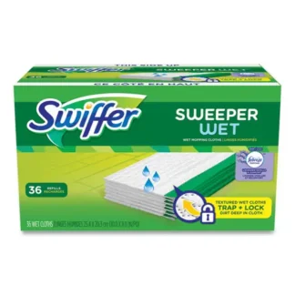 Swiffer® Wet Refill Cloths, Lavender Vanilla and Comfort, 36/Carton