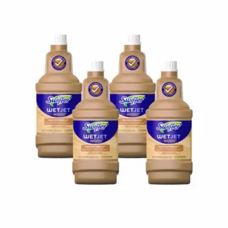 Swiffer® WetJet System Cleaning-Solution Refill, Blossom Breeze Scent, 1.25 L Bottle, 4/Carton