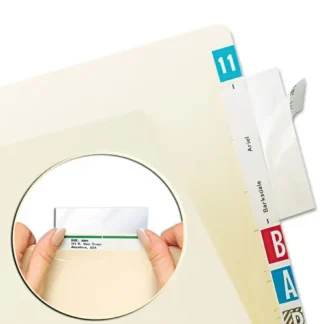 Tabbies® Self-Adhesive Label/File Folder Protector