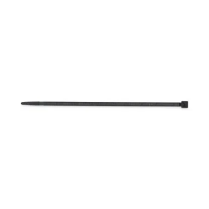 Tatco Nylon Cable Ties, 8 x 0.19, 50 lb, Black, 1,000/Pack