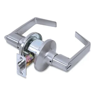 Tell® Light Duty Commercial Privacy Lever Lockset, Satin Chrome Finish