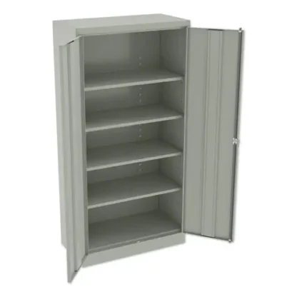 Tennsco 72" High Standard Cabinet, Light Gray, 36"W x 18"D x 72"H (Assembled)